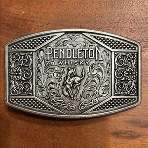 Pendleton Silver Western Belt Buckle